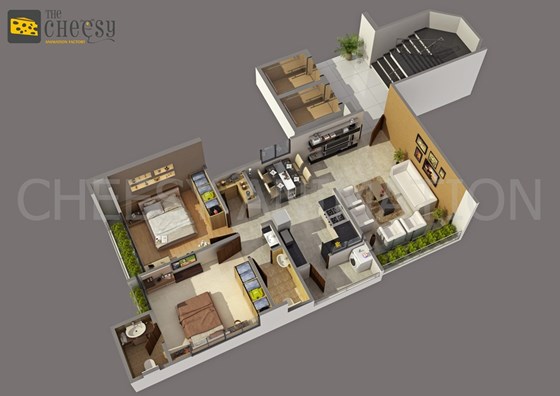 3D Floor Plan: 3D Floor Plan Design Company